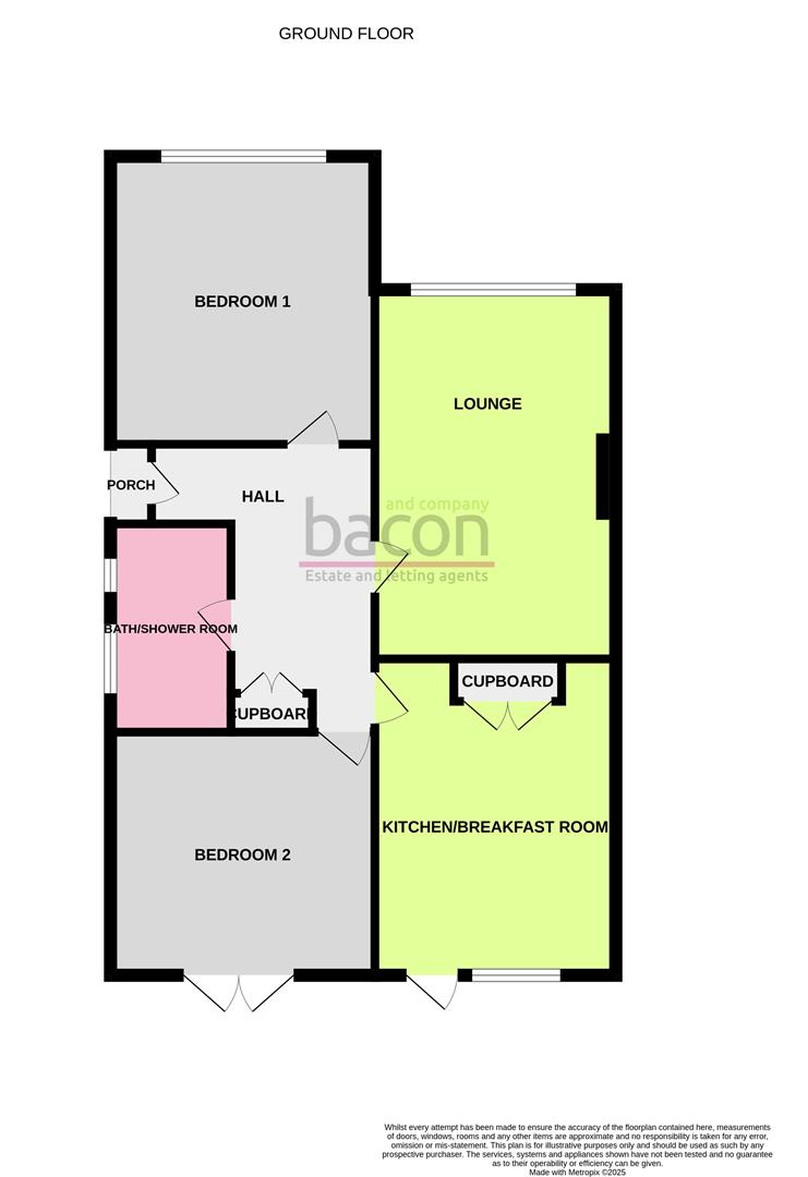Floor Plan | Bungalow - Semi Detached | Glenbarrie Way, Ferring, Worthing | For Sale